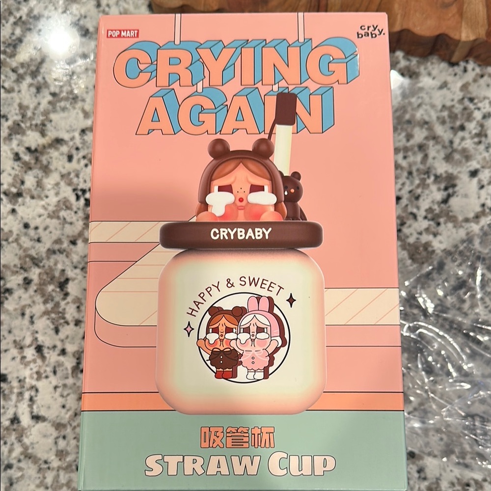 Crybaby “crying again” Straw Cup series